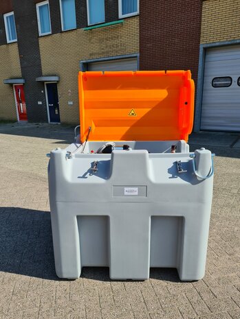 Diesel IBC 980 liter (Met Kap)